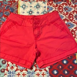 Hot pink shorts
